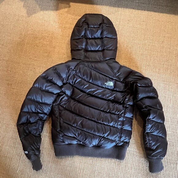 The North Face Brown Puffer Jacket Size SM/P - Picture 3 of 8